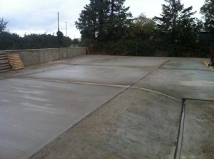 Concrete Finishes Yard